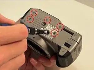 Disassembling Canon EOS Digital Rebel XT (350D) Cover