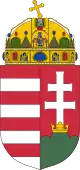középre