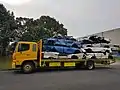 Truck Loaded with Scrap car bodies