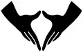 Vulva hand sign used as a yogic mudra