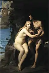 Painting of the classical myth depicted in the epistle
