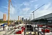 Construction progress as of September 2020