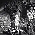 Interior of castle used as kitchen 1946