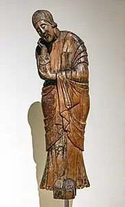 Original statue of Saint John  Museu Nacional d'Art de Catalunya