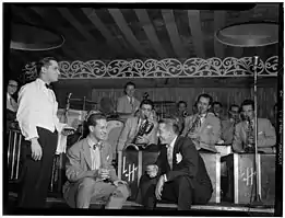Donahue, Kenton and Sam's orchestra in 1946