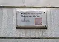 Plate dedicated to Marieta de l'Ull Viu