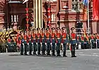 During the 2010 Moscow Victory Day Parade.