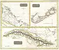 Bahamas, Bermuda, Cuba, 1815.