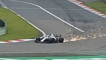 Sergey Sirotkin driving the Williams FW41 at the 2018 Chinese Grand Prix.