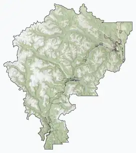 Capilano Mountain is located in Squamish-Lillooet Regional District