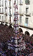 3 in 10 with triple base by Minyons de Terrassa, 2014