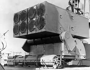 USS Columbus' 8-tube Mk 112 ASROC, 1962