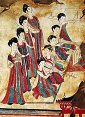 A Group of Tang Dynasty Musicians from the Tomb of Li Shou.