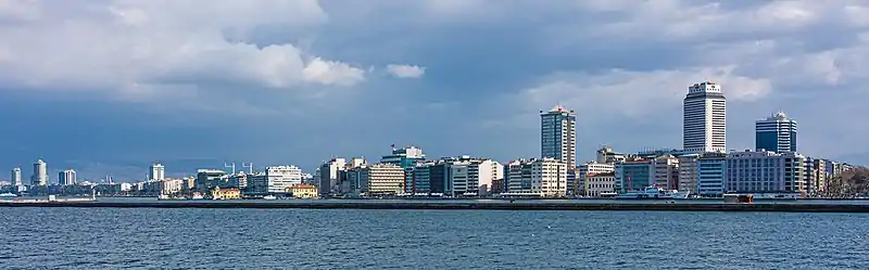 A panoramic view of the Alsancak quarter