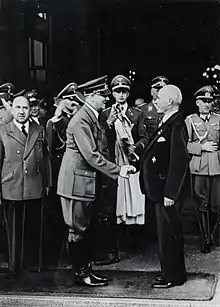 A medal from Hitler for the metal company, 1940