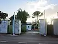 Entrance to the Carabinieri helicopter base