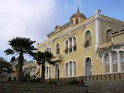 The Old Lyceum of Jorge Barbosa, a campus of the University of Cape Verde, the main feature of the subdivision