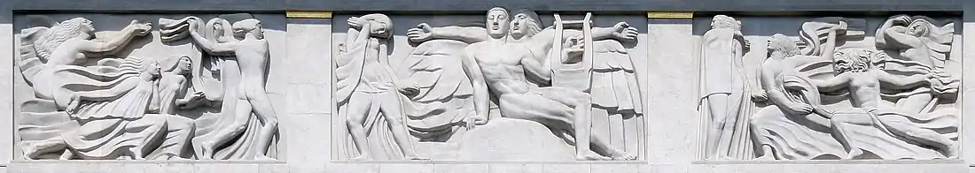 The Muses Running to Apollo and Apollo at his Meditation