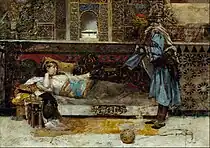 The Sultan's Gift (c.1885)  Museu Nacional d'Art de Catalunya