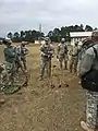 3rd Battalion conduct sling load training for the 856th Quartermaster Company at Camp Blanding February 2016.