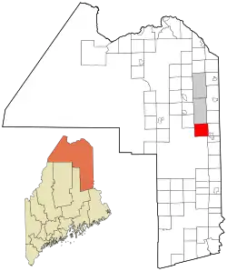Location of Westfield, Maine