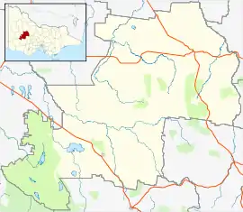 Glenorchy is located in Shire of Northern Grampians