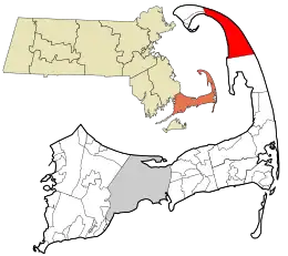 Location in Barnstable County and the  Commonwealth of Massachusetts.
