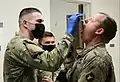 Battalion Commander leading the charge on COVID testing