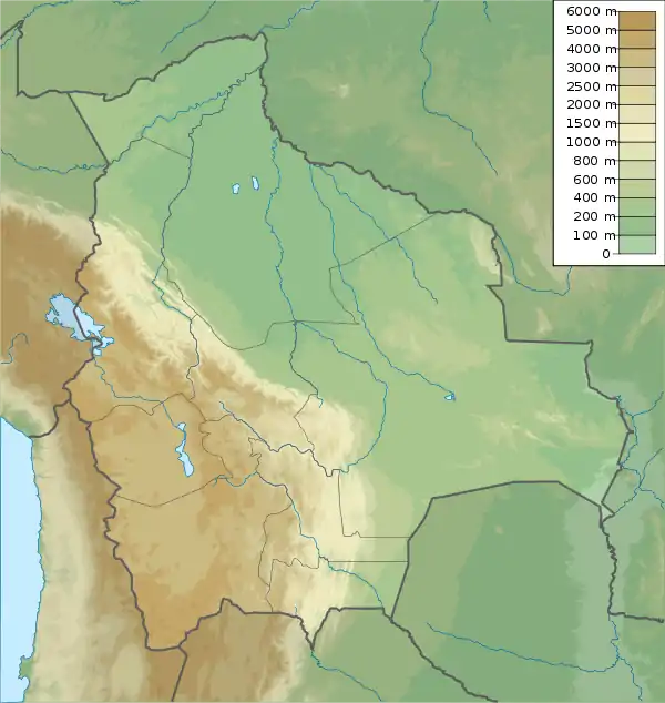 Cerro Rico is located in Bolivia