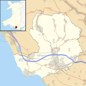 Coity Higher is located in Bridgend
