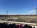 Modified heat race at Bridgeport Speedway in 2018, before track was reconfigured from 5/8-mile oval to 3/8-mile oval