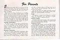 Page from Tarrytown School Brochure
