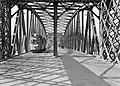 The bridge in 1934, showing the replacement curved spans