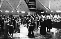 Erich and Margot Honecker at the banquet-ball for the Palace's opening in 1976