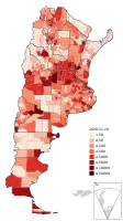 Number of confirmed COVID-19 cases by jurisdiction.