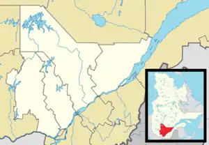 Pont-Rouge is located in Central Quebec