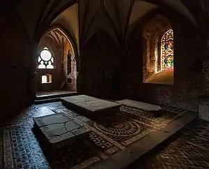 Gravestones in St. Anne's Chapel