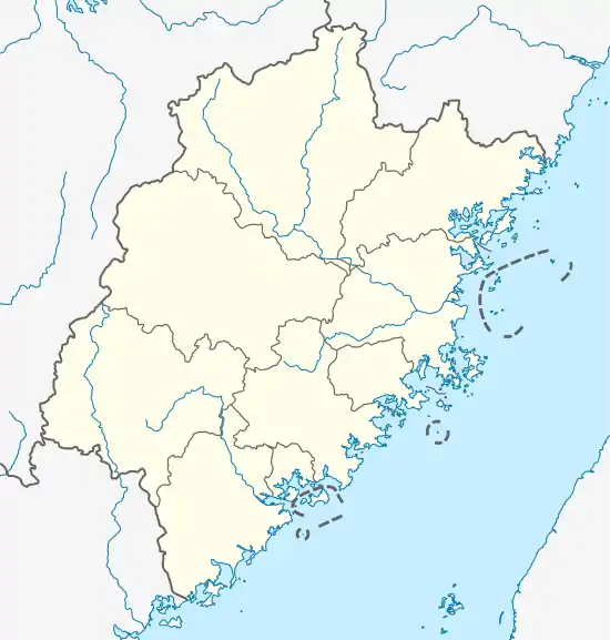 Jiajing wokou raids is located in Fujian