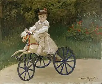 Jean Monet on his Hobby Horse, 1872, Metropolitan Museum of Art