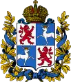 Coat of arms of Courland Governorate (1856–1918)