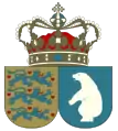 Coat of arms of the County of Greenland (abolished 1 May 1979)