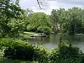 Convergence of the Grand and Red Cedar Rivers in downtown Lansing