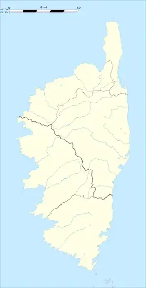2024 Summer Olympics torch relay is located in Corsica