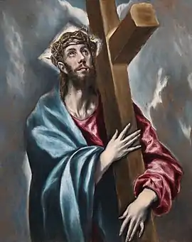 Christ Carrying the Cross, 1602 painting by El Greco in the Prado, Madrid, copy in the El Greco Museum.
