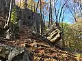 Crystal-shaped rock formation (October 2020)