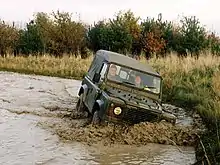 A Land Rover Wolf at the Defence School of Transport in 2004.