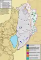 Demographic map of Quneintra Governorate (Golan Heights) today (excludes any permanent depopulation or repopulation that might have happened during the Syrian civil war