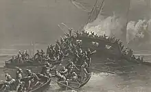 Image 59Providence Revolutionaries burned HMS Gaspee in Warwick in protest of British customs laws. (from Rhode Island)