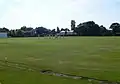 View of the ground looking north.