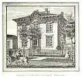 Residence of James S Vernor, 648 Temple, built in 1869 and demolished in 1920.